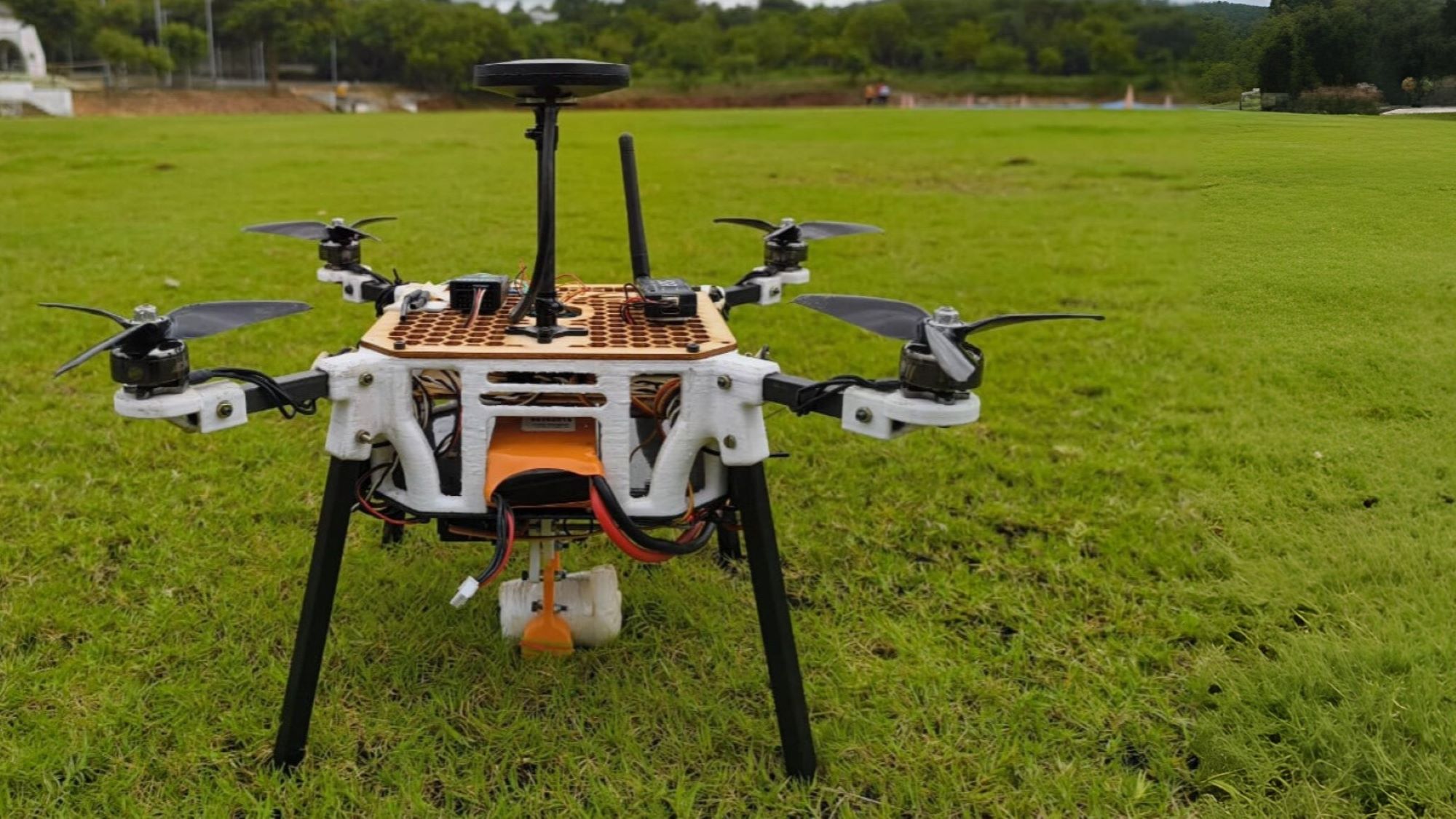 Close-up of the ADDC 2.0 autonomous drone