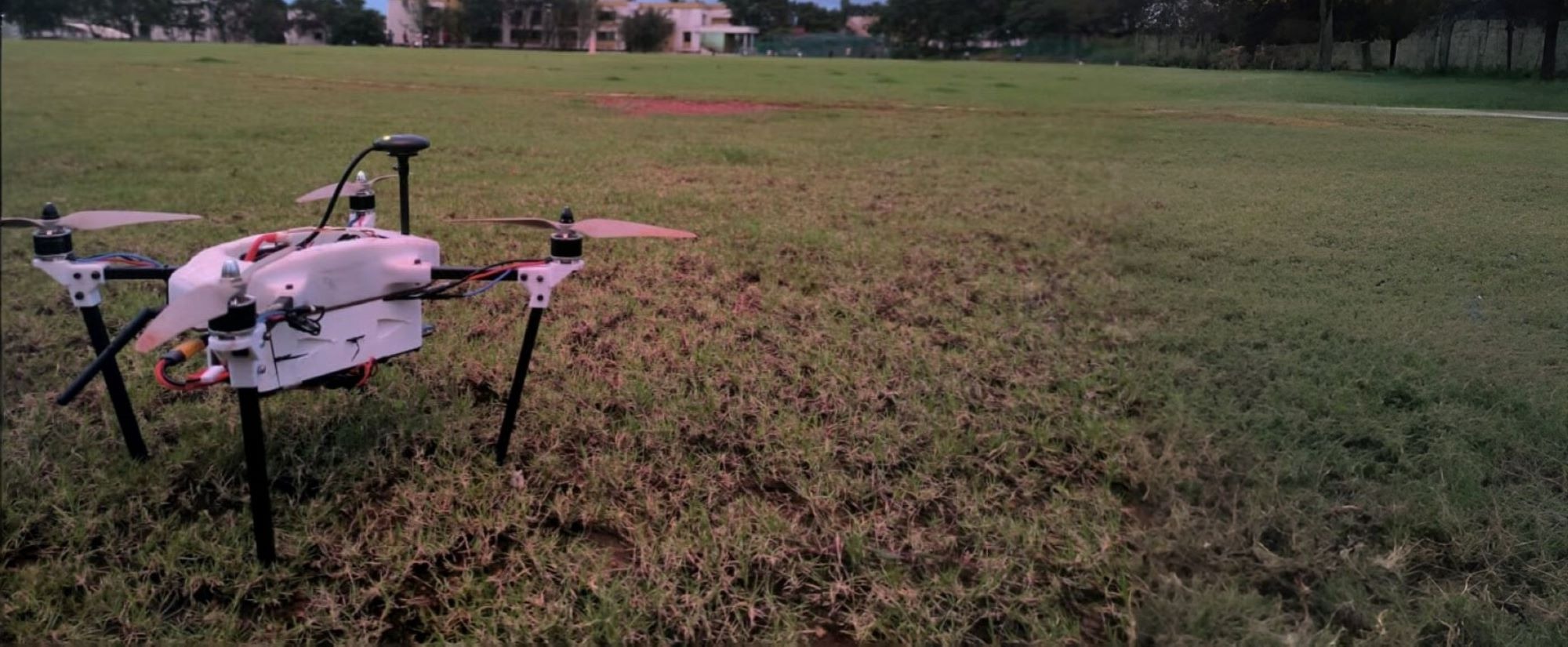 Close-up of the Trkshya autonomous drone